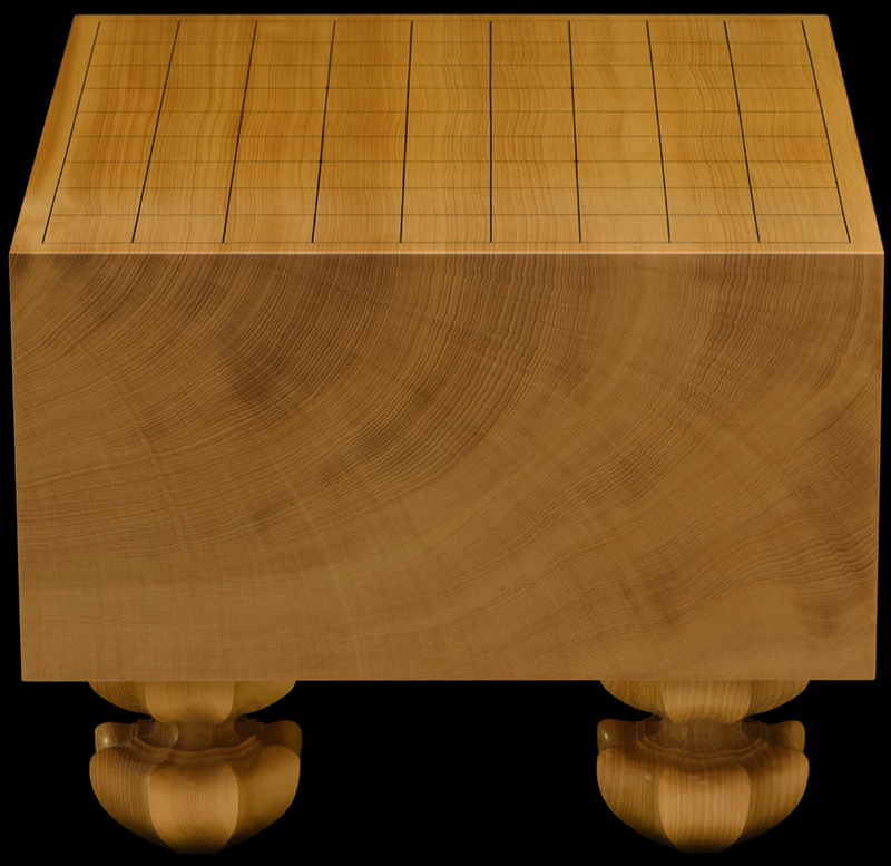 本榧足付将棋盤 5寸8分（天柾） sa50067 | 前川榧碁盤店