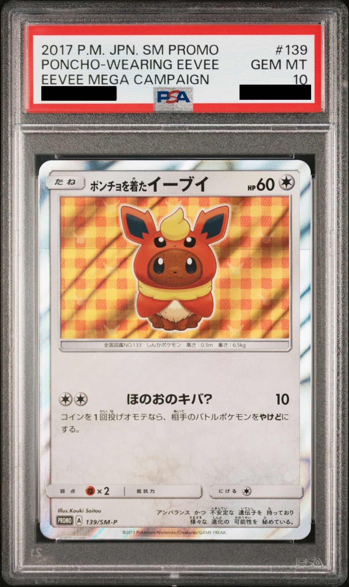 ポンチョを着たイーブイ プロモ めずらしいそうです 未開封》【ポケカ