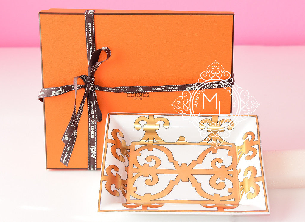 Hermes Balcon du Guadalqu Gold Change Tray Ashtray – MAISON de LUXE