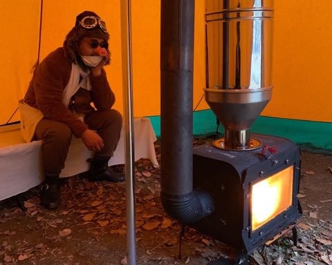 アウトドアペレットストーブ 商品詳細│薪ストーブの新保製作所