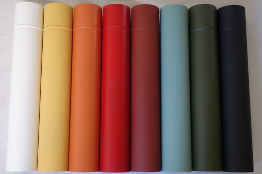 ステンレス製煙突カラー塗装 商品詳細│薪ストーブの新保製作所