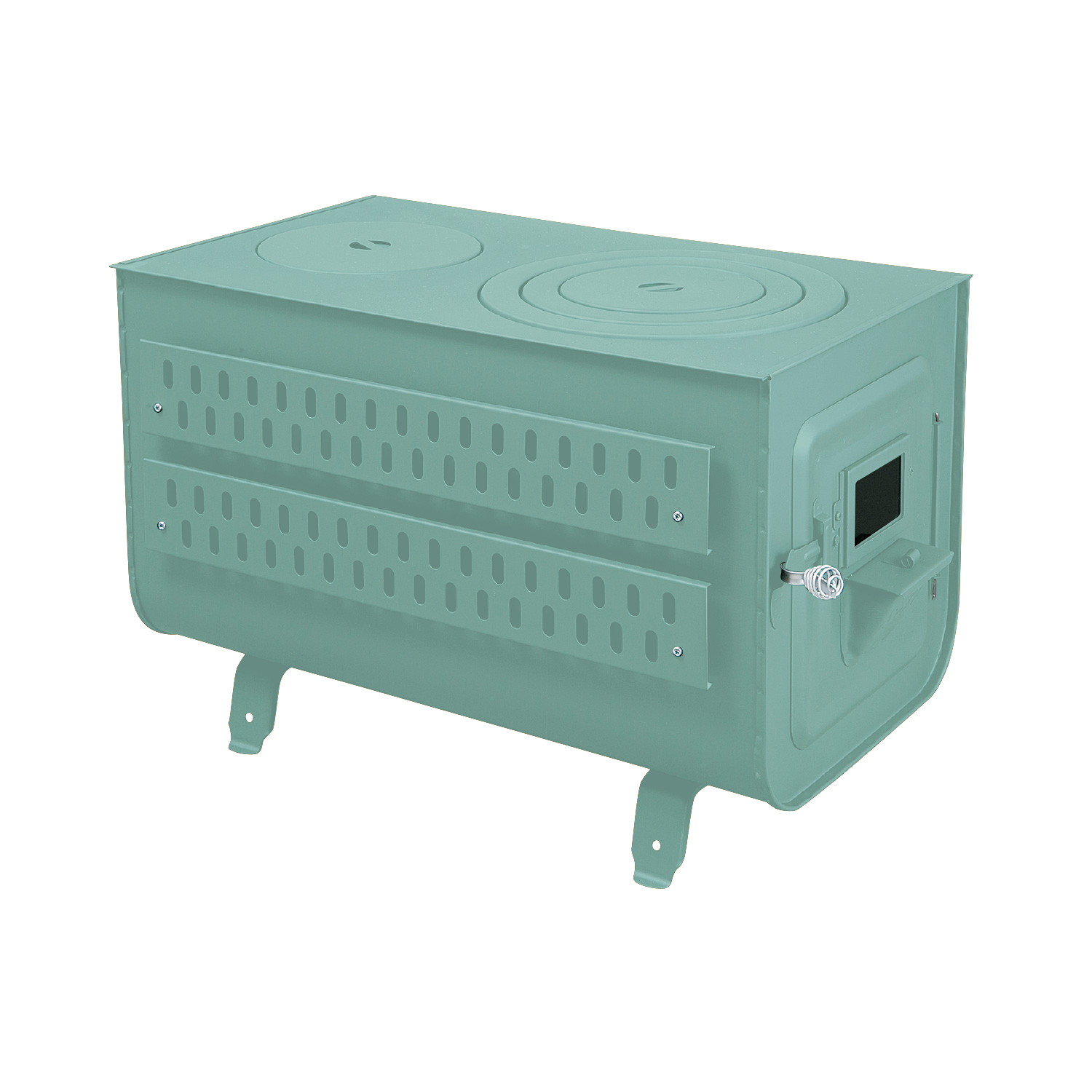 カラー角型窓付きガード付薪ストーブ”ベイダー” 商品詳細│薪ストーブ