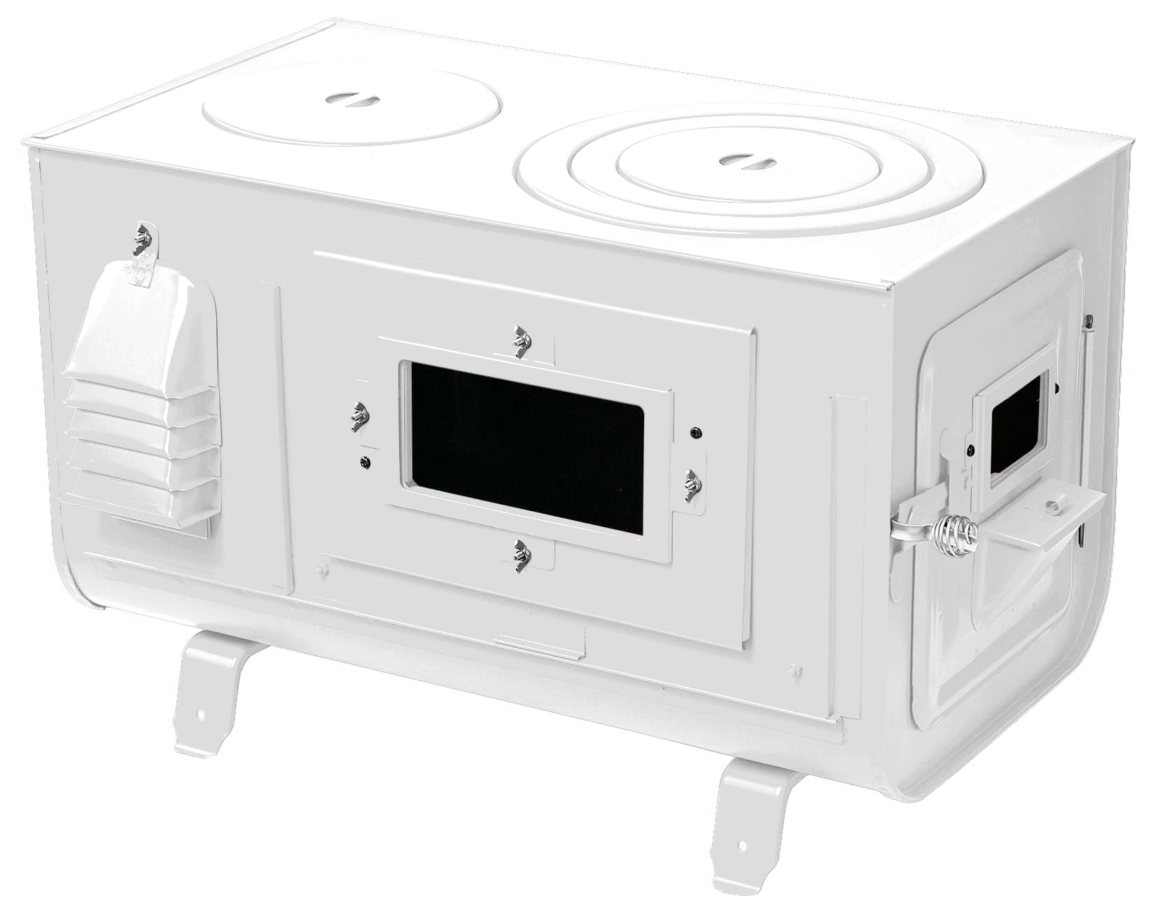 カラー角型3面窓付薪ストーブ”FIRE SIDE” 商品詳細│薪