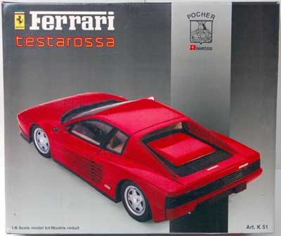 ポケール Ferrari Testarossa 1/8スケールモデル ポケールFerrari