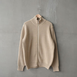 ALL TIME RIB ZIP KNIT 25AW – MANUAL ALPHABET ONLINE STORE