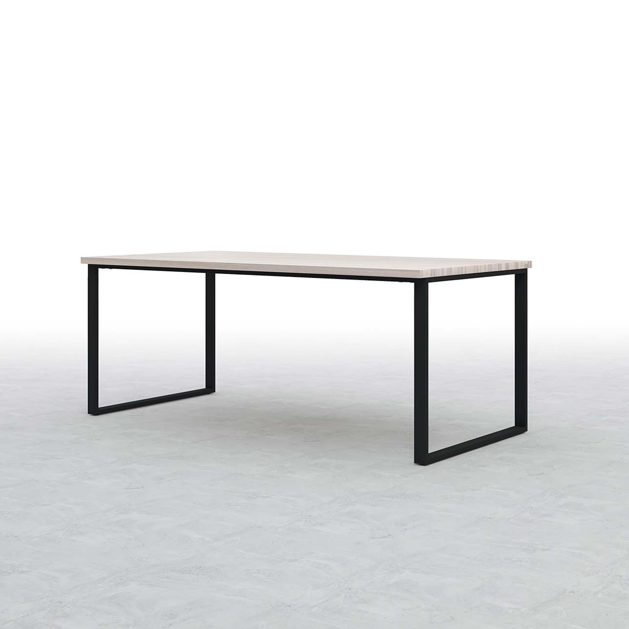 ダイニングテーブル スチール脚（RO） 幅1800×奥行900㎜ ラバーウッド