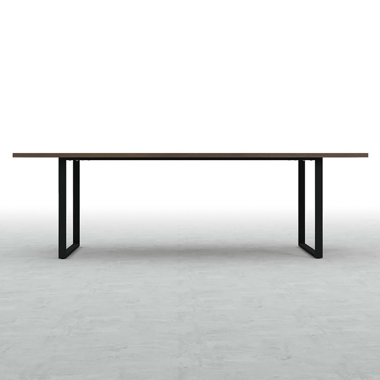 ダイニングテーブル スチール脚（RO） 幅2400×奥行900㎜ ラバーウッド