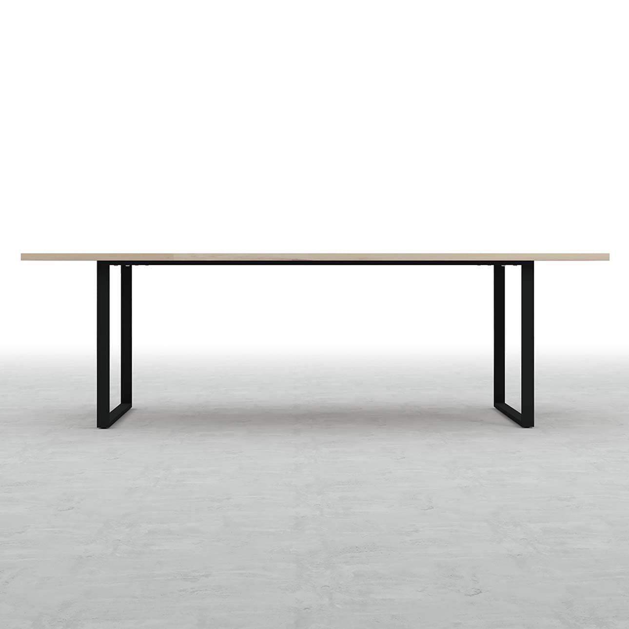 ダイニングテーブル スチール脚（RO） 幅2400×奥行900㎜ ラバーウッド