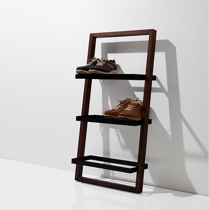 省スペースな木製シューズラック|シューズラックの通販ならマルゲリータ