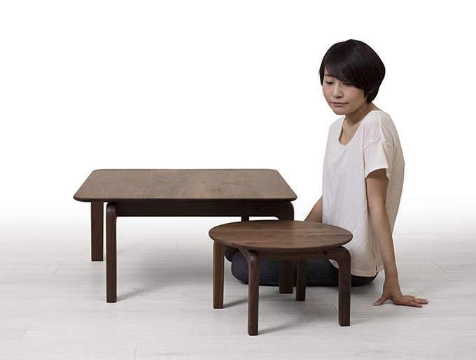 スクエアローテーブル 70*70（座卓）|LISCIO（リッショ）組立家具