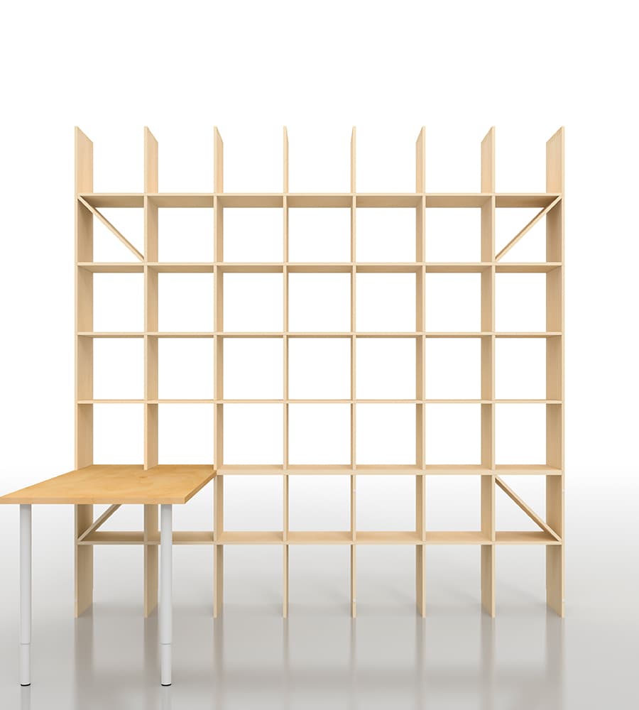 本棚付き机|デスク付き本棚の通販はマルゲリータ