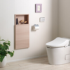 ニッチ収納 埋込収納棚 トイレ収納 幅37.5cm 高さ85cm MA-NDO370EL