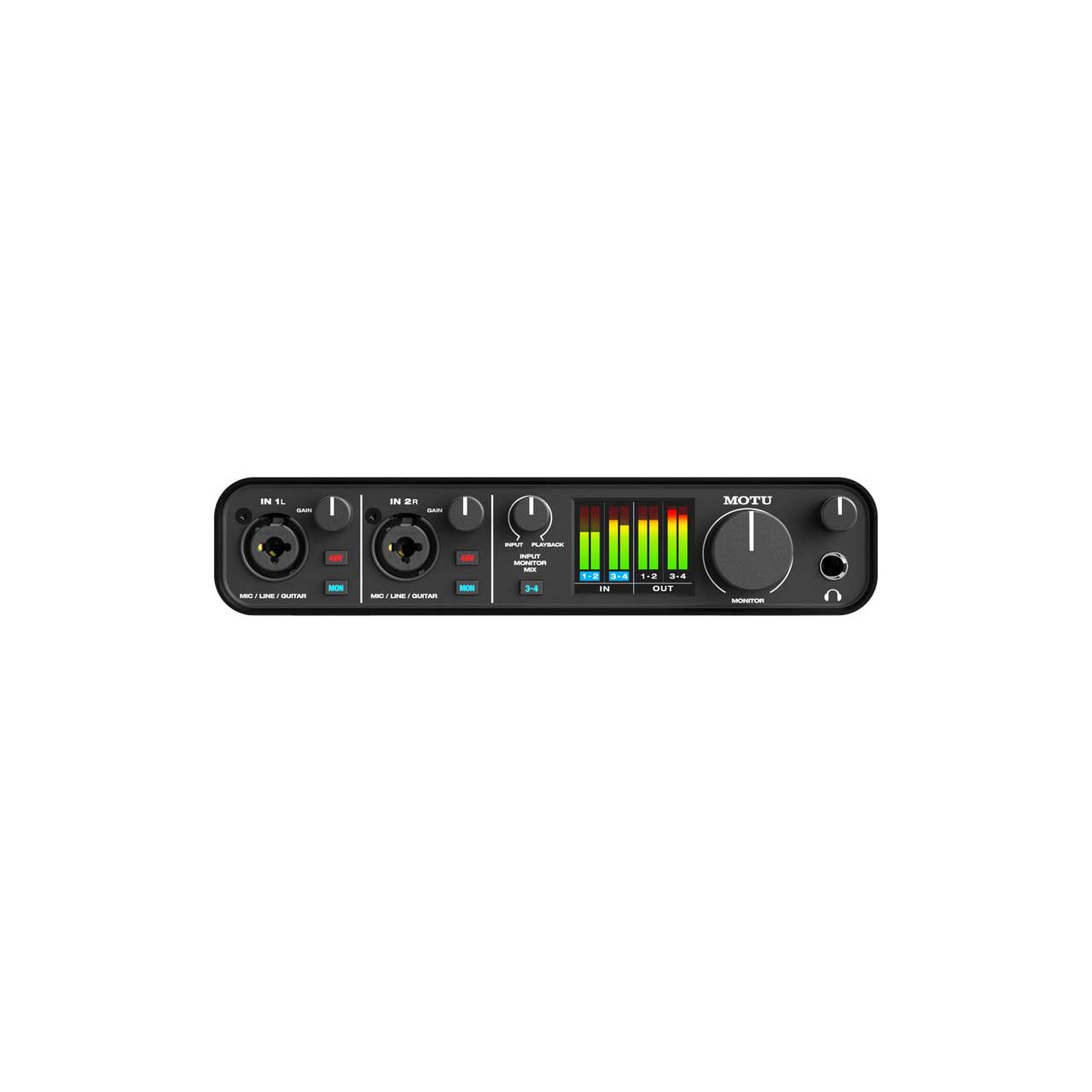 Motu M4 USB Audio Interface with Studio-Quality Sound with 4