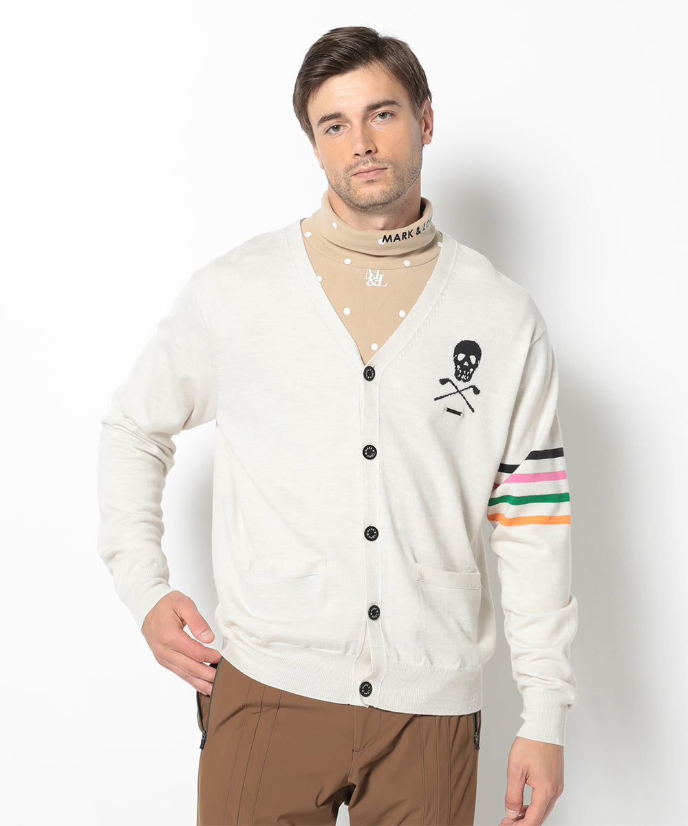 MARK & LONA ハイネックポロシャツ ホワイト MARK & LONA ハイネック