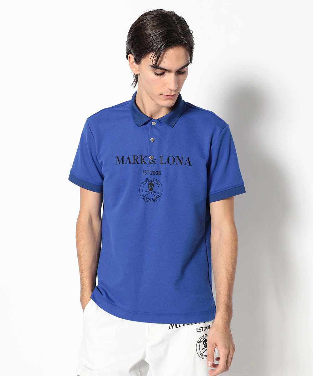 MARK & LONA ポロシャツ グレー サイズ50 ゴルフ ポロシャツ(メンズ