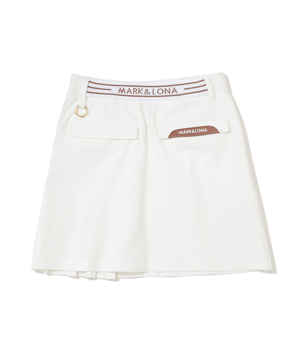 MARK & LONA ゴルフ冬用ホワイト スカート MARK & LONA ホワイト