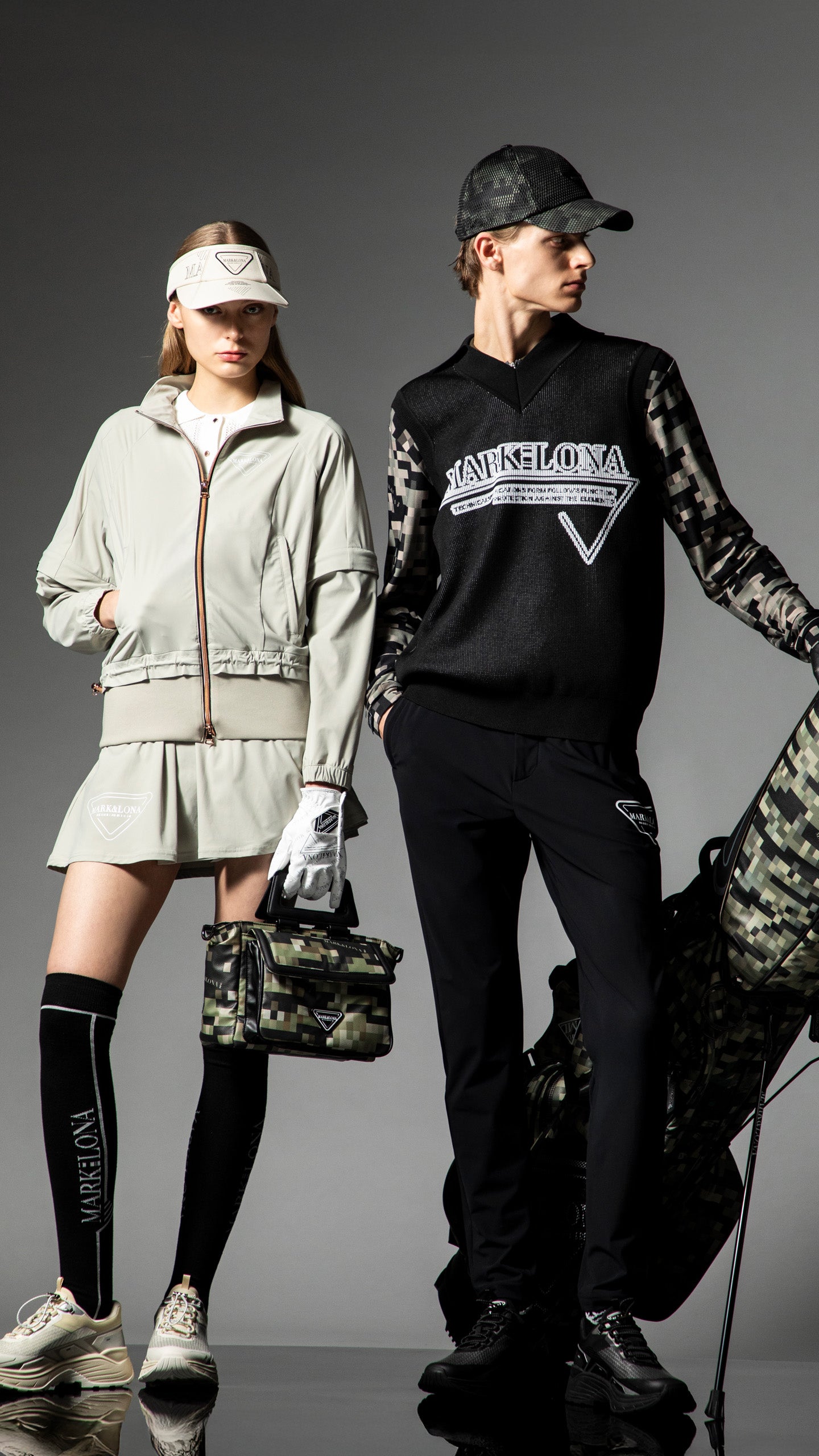 新品タグ付けMARK & LONA ブラウン セーター S 新品タグ付けMARK