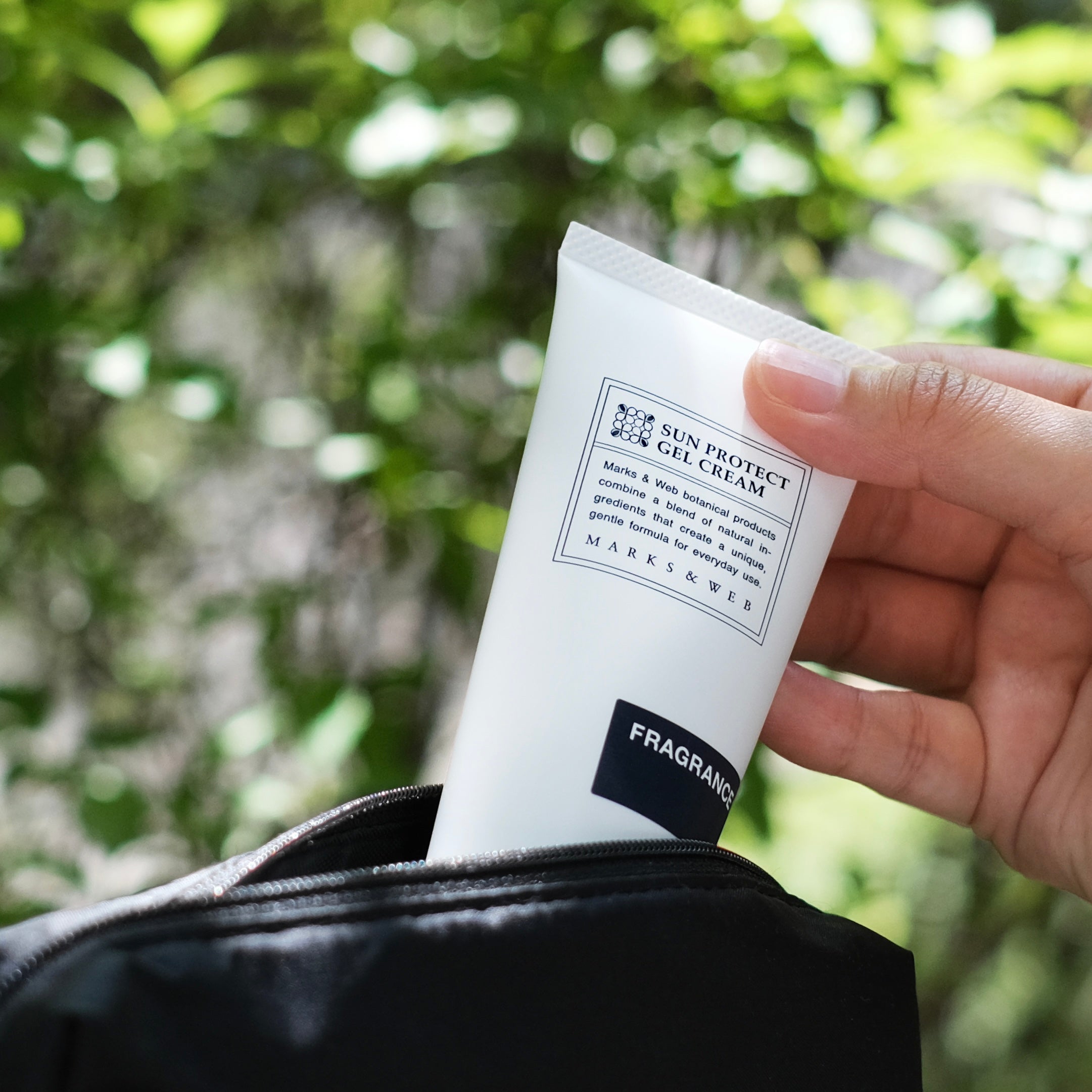 ハーバルサンプロテクトジェルクリーム｜日焼け止め｜MARKS&WEB