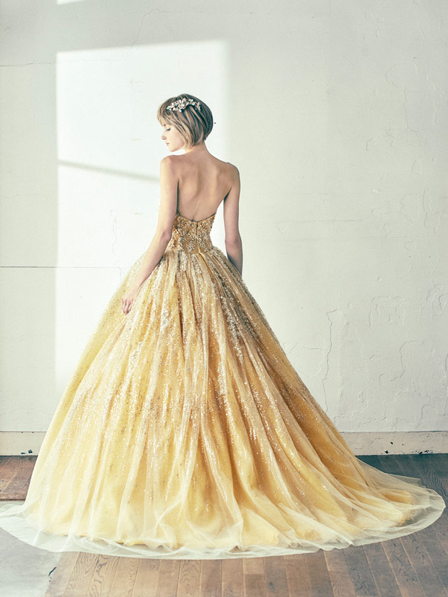 ANT0340 yellow | ウエディングドレス『マリアローザ（MARIAROSA）』