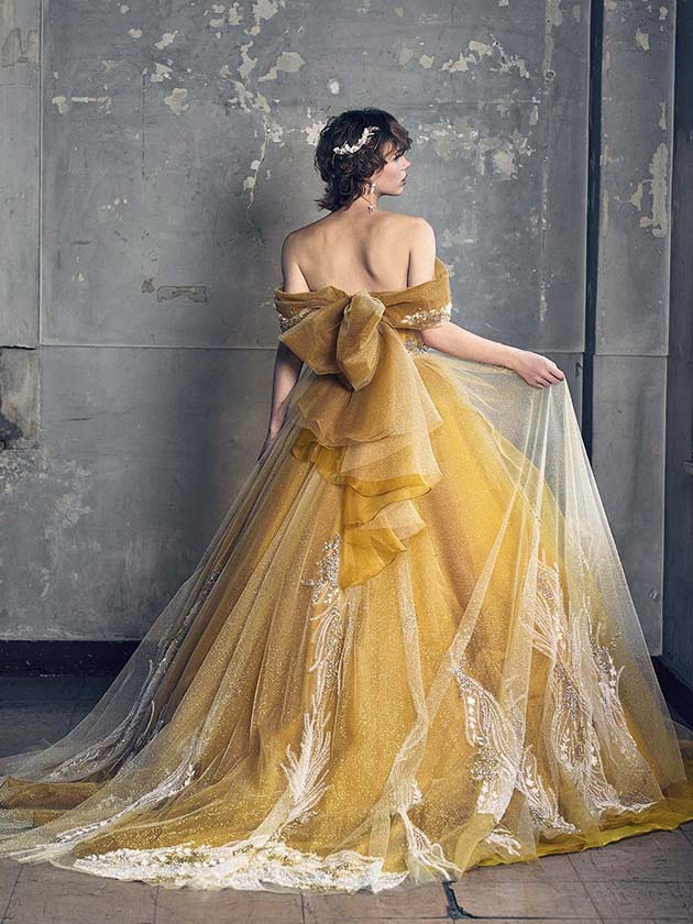 ANT0348 mustard | ウエディングドレス『マリアローザ（MARIAROSA）』