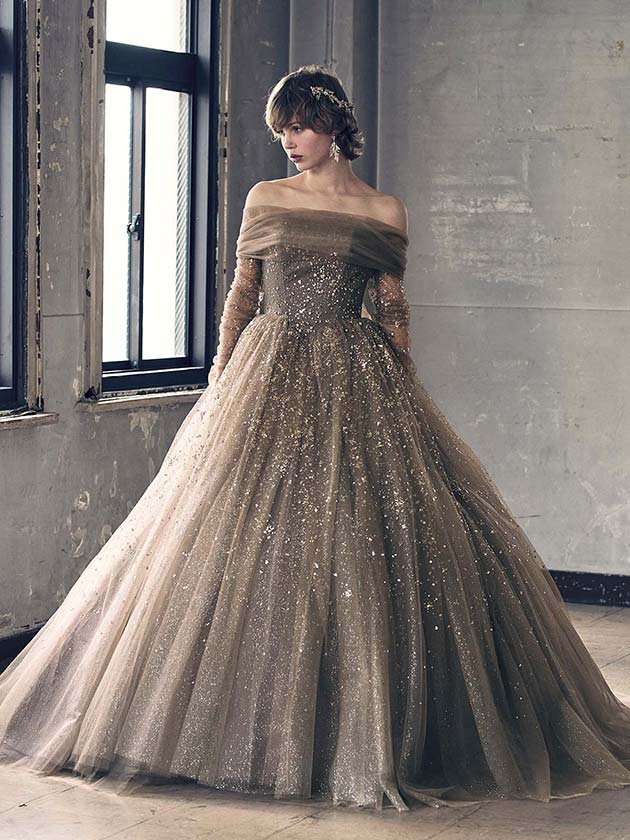 ANT0352 brown | ウエディングドレス『マリアローザ（MARIAROSA）』