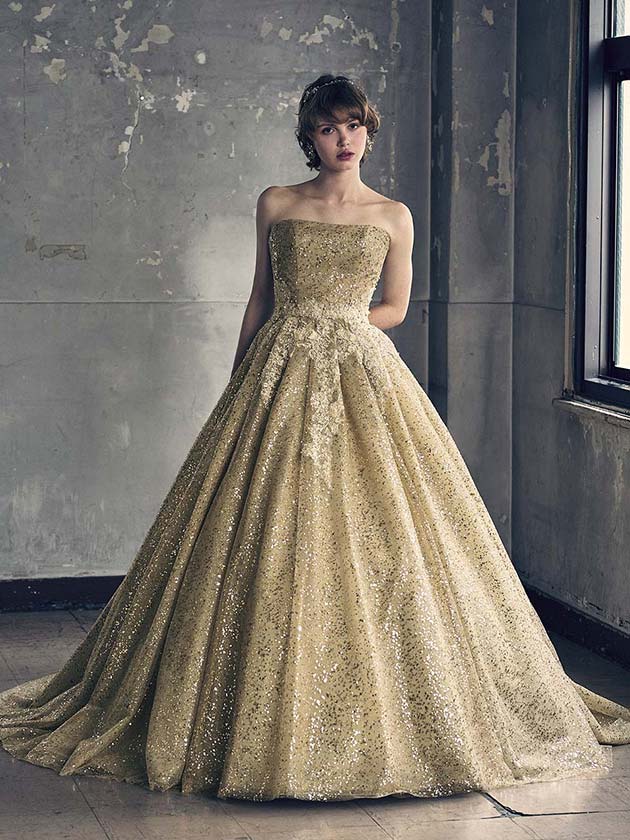 ANT0355 gold | ウエディングドレス『マリアローザ（MARIAROSA）』