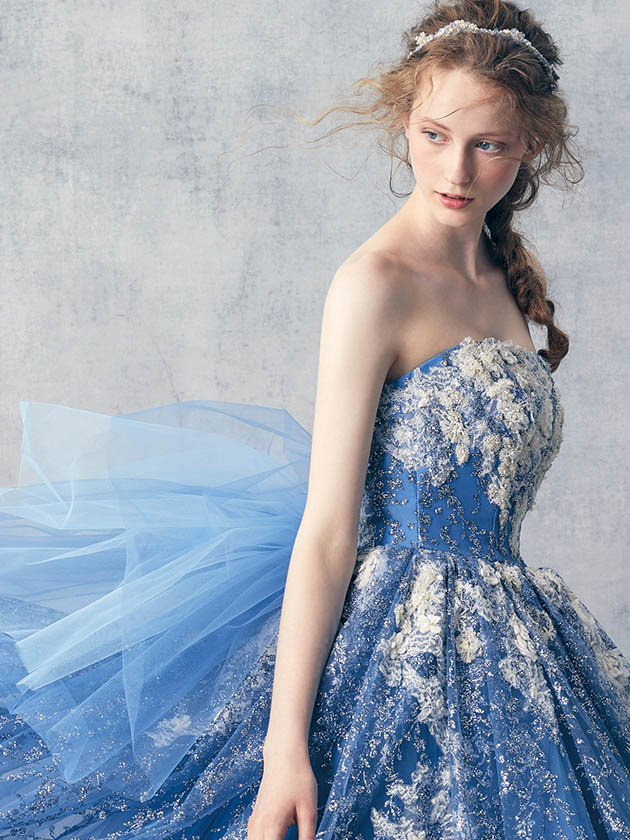 ANT0225 blue | ウエディングドレス『マリアローザ（MARIAROSA）』