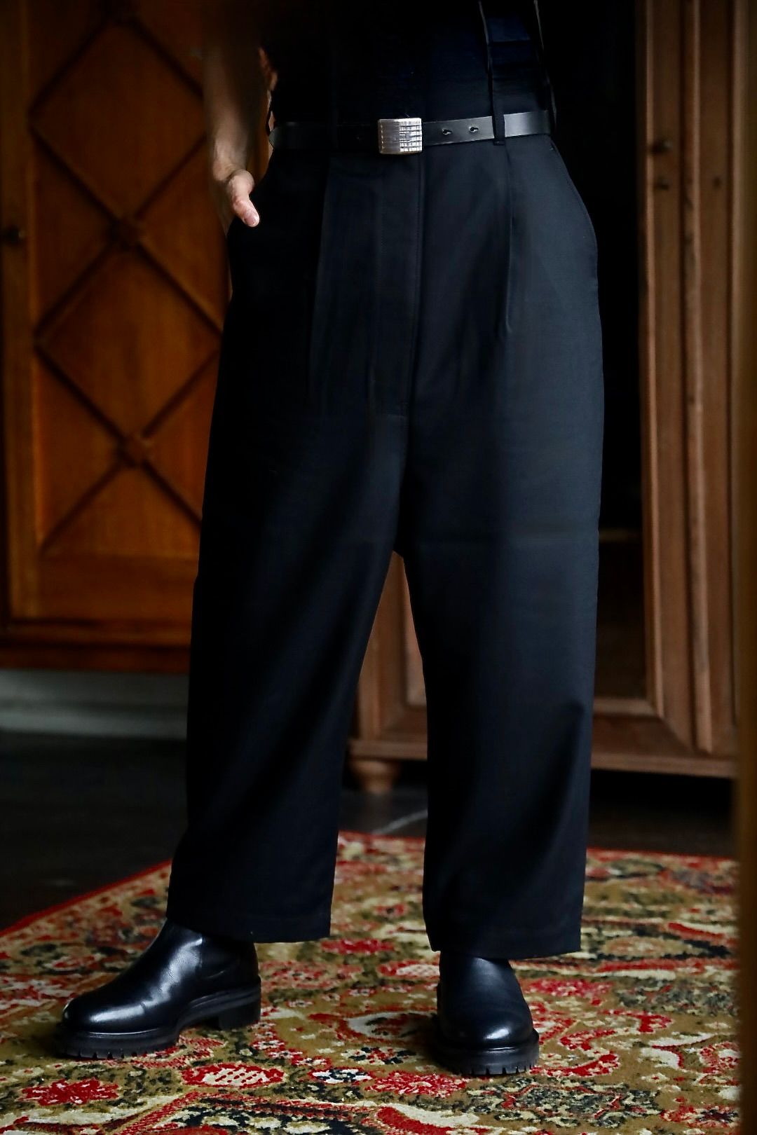 COMME des GARCONS HOMME - コムデギャルソンオム ウールギャバパンツ