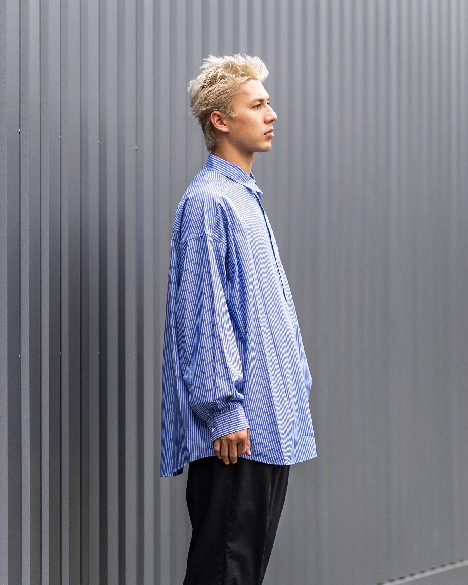 Graphpaper - グラフペーパー SIDOGRAS L/S Oversized Regular Collar