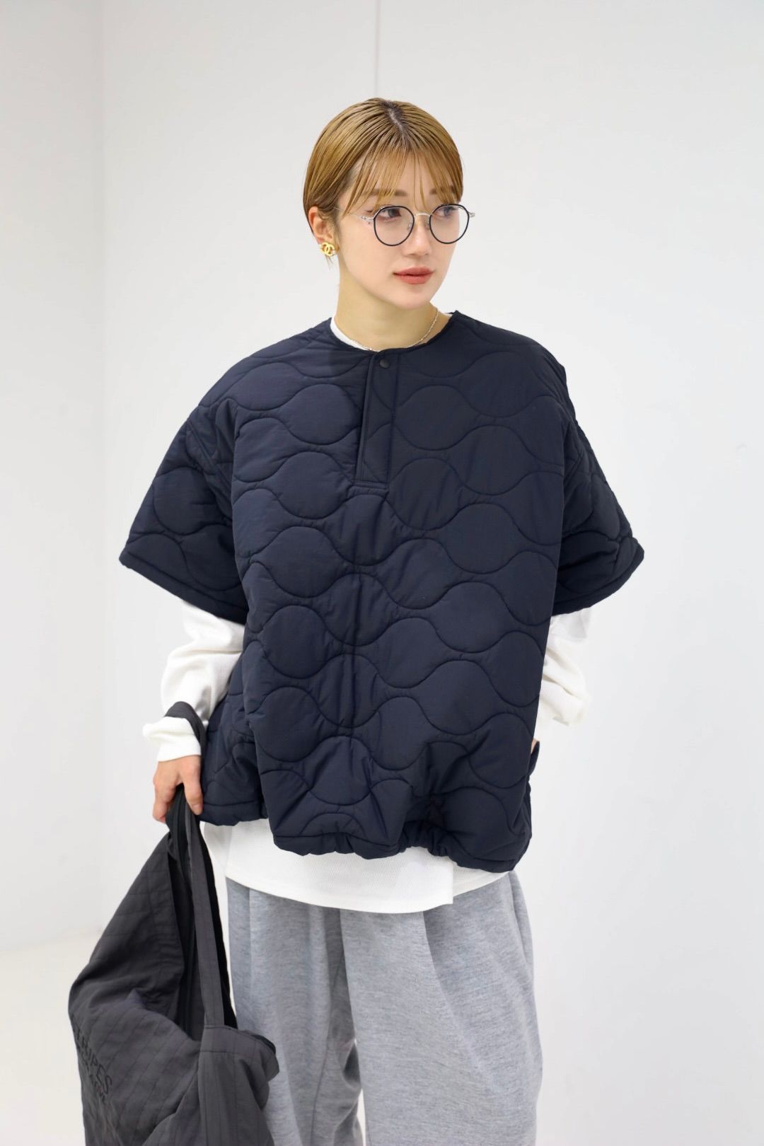 Stripes For Creative - S.F.C 25FW エスエフシー SUPER BIG SS PUFF