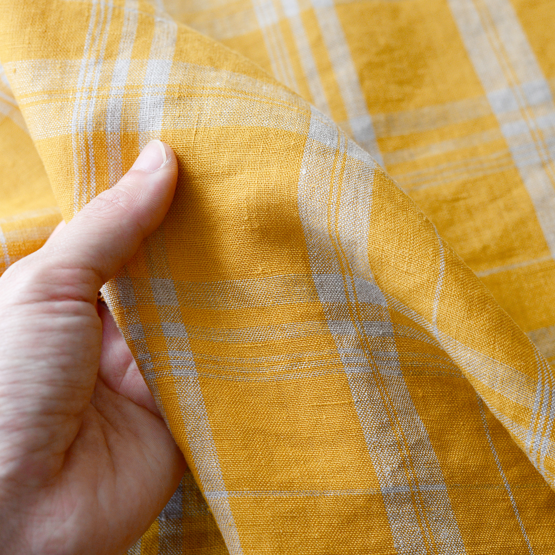 スタジオ エム :: 生地 :: ポッジョ :: ポッジョ（マスタード）生地