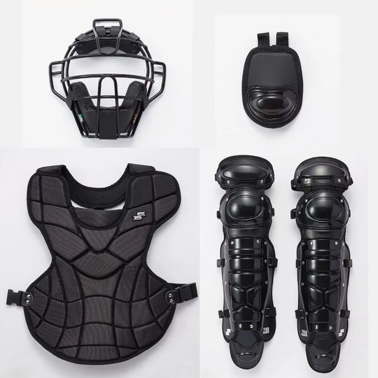 エスエスケイ SSK 送料無料 軟式 キャッチャー防具4点セット ブラック