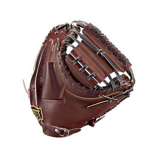 ゼット ZETT 人気商品 プロステイタス硬式ミット 捕手用 チョコ