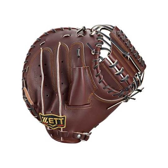 ゼット ZETT 人気商品 プロステイタス硬式ミット 捕手用 チョコ