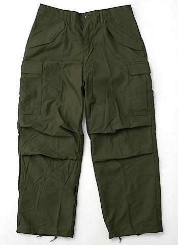 US(米軍) M-65 OD フィールドパンツ/ブラスZIP/DSA76-78年/サイズ：L-R