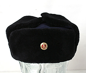 東ドイツ VM(人民海軍) 防寒帽/兵・下士官用/実物・未使用