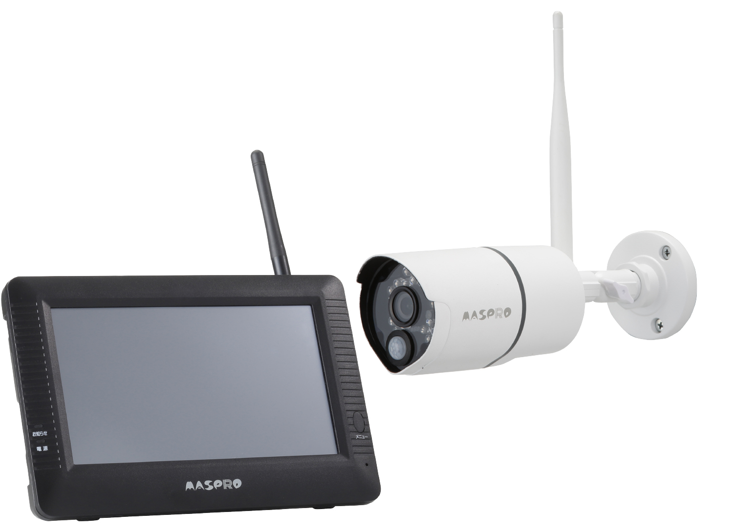ワイヤレスカメラセット WC3A7M | マスプロ電工