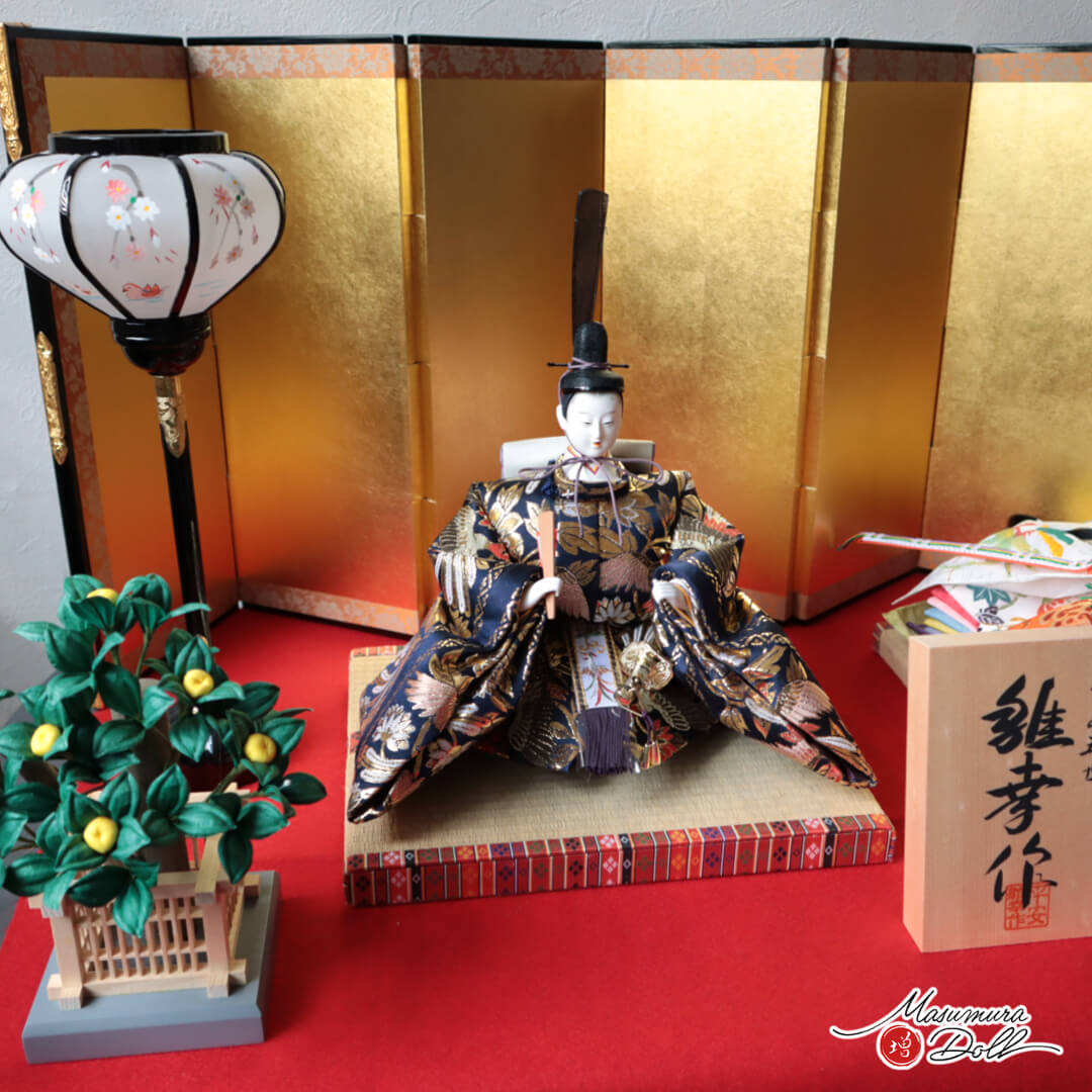 雛人形 最高級 京製 ひな人形 おひなさま 平安雛幸 京9番 正絹西陣織