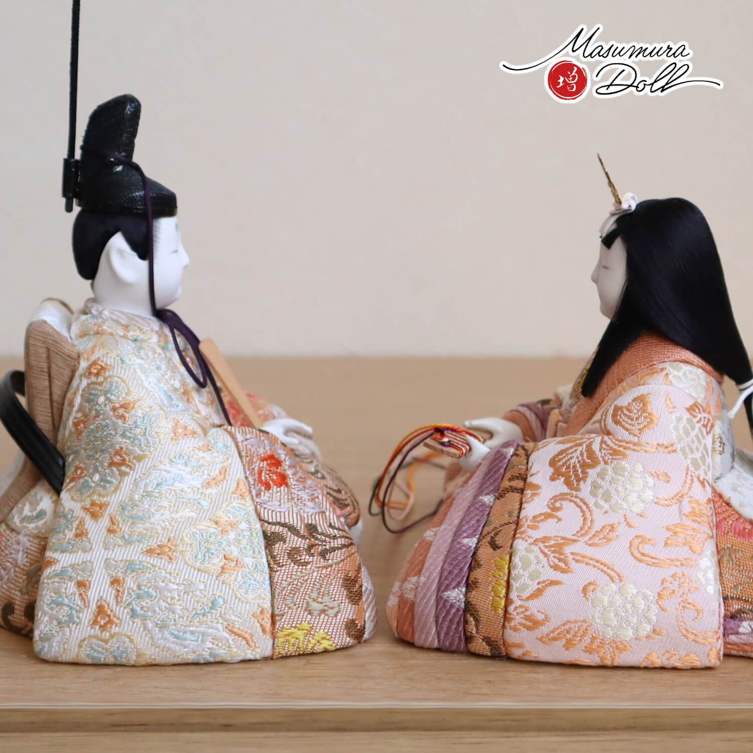 三世・金林真多呂作 伝統的工芸品 京都西陣織【手織正絹】「潤葉雛」二