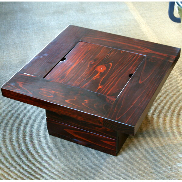 杉の角火鉢 ZEN （新品） - （暖（火鉢・道具）｜暖（火鉢・道具