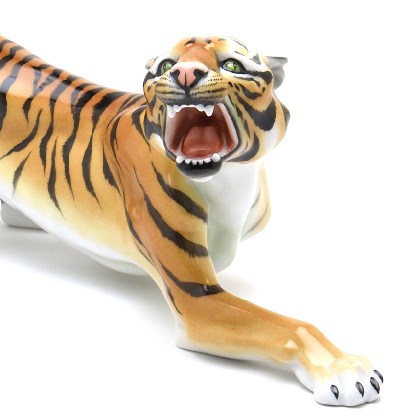 ヘレンド(Herend) 虎 置物 タイガー(C-05209)【現物写真