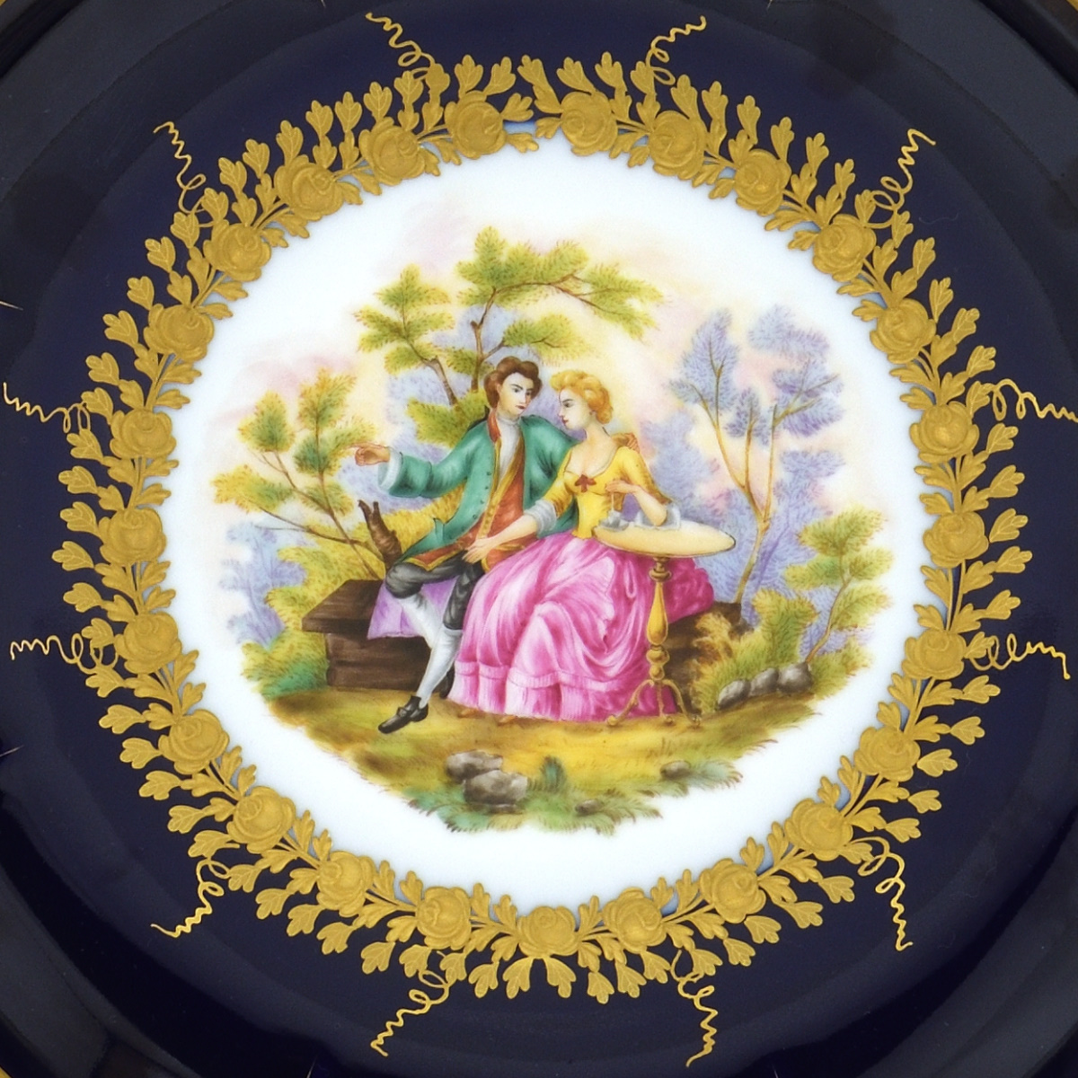 60%Off】ヘレンド(Herend) 飾り皿(直径:26cm) ワトースタイルり