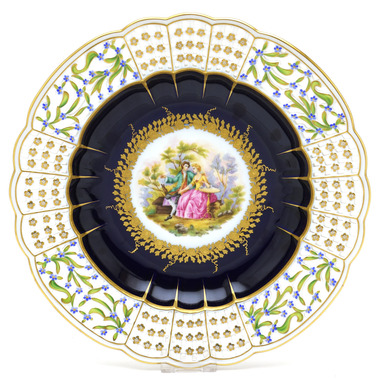 60%Off】ヘレンド(Herend) 飾り皿(直径:26cm) ワトースタイルり