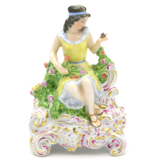 ヘレンド(Herend) 人形 置物 スプリング・春(15935/C)【現物写真】 花