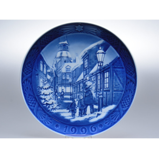 ロイヤルコペンハーゲン 皿 イヤープレート 街路灯を灯す頃 1996(平成8