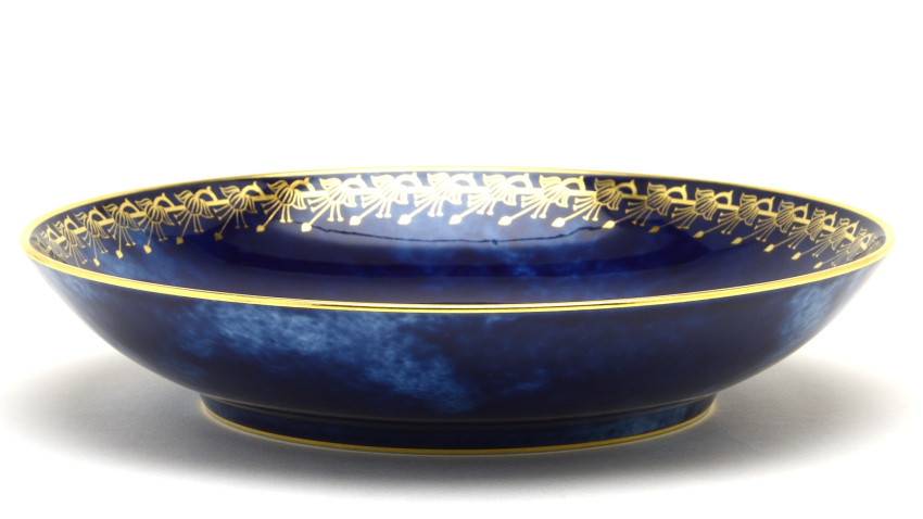 セーブル(Sevres) 深皿 クープ キューペル Bleu nuage de Sevres