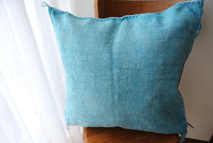 サブラ （カクタスシルク）クッションカバー・水色【メール便可】