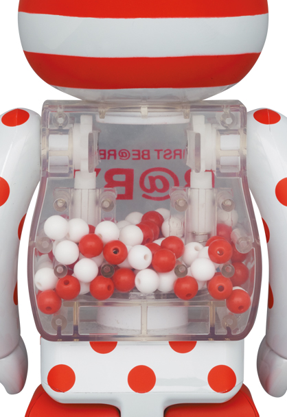 MEDICOM TOY - MY FIRST BE@RBRICK B@BY RED & SILVER CHROME Ver. 100