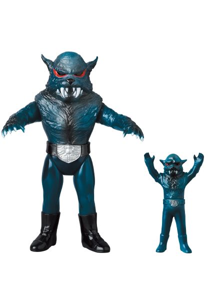 超貴重】 当時物 ミニソフビ 怪人オオカミ男 仮面ライダー 狼男 ポピー