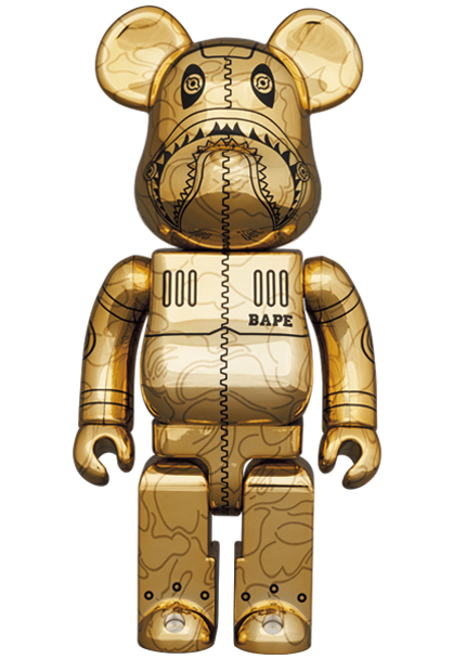 その他 BE@RBRICK SORAYAMA BAPE SHARK 1000% GOLD その他 BE@RBRICK